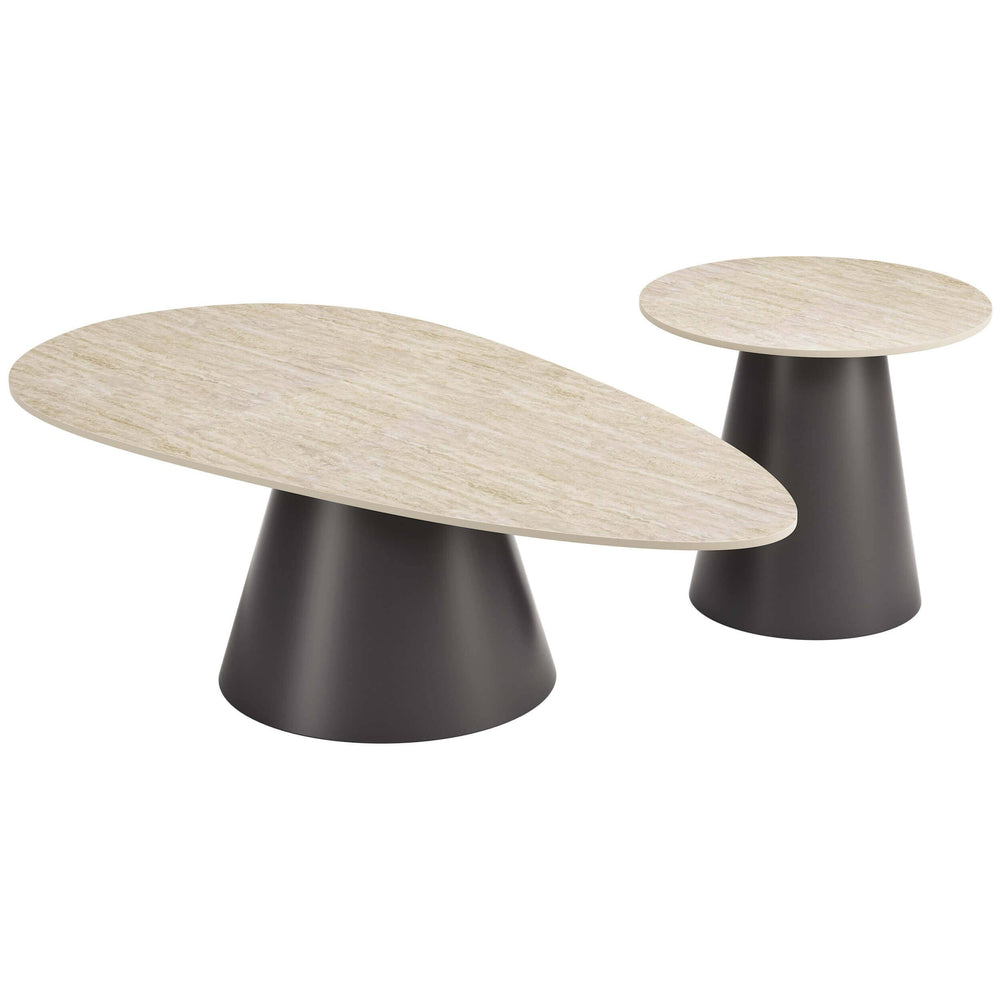 Reyes Coffee Table Set, Natural-Furniture - Accent Tables-High Fashion Home