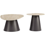 Reyes Coffee Table Set, Natural-Furniture - Accent Tables-High Fashion Home