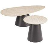 Reyes Coffee Table Set, Natural-Furniture - Accent Tables-High Fashion Home