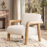 Reyna Accent Chair, Sand-Furniture - Chairs-High Fashion Home