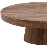 Reyna Coffee Table, Natural-Furniture - Accent Tables-High Fashion Home