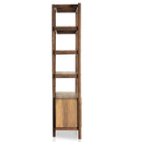Reza Wide Bookcase, Smoked Honey by Four Hands-Furniture - Storage-High Fashion Home
