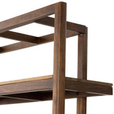 Reza Wide Bookcase, Smoked Honey by Four Hands-Furniture - Storage-High Fashion Home