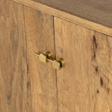 Reza Wide Bookcase, Smoked Honey by Four Hands-Furniture - Storage-High Fashion Home