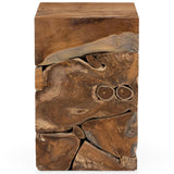 Rhea Accent Table, Natural-Furniture - Accent Tables-High Fashion Home