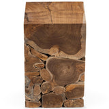Rhea Accent Table, Natural-Furniture - Accent Tables-High Fashion Home