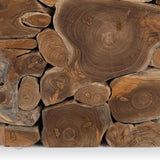 Rhea Accent Table, Natural-Furniture - Accent Tables-High Fashion Home