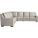 Rhodes Leather Power Motion Sectional, Sahara Ash-Furniture - Sofas-High Fashion Home