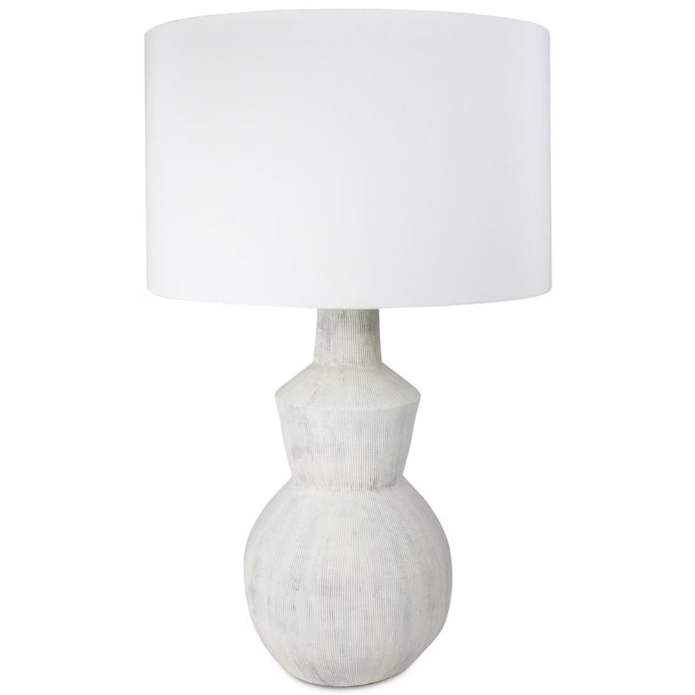 Rhonda Table Lamp, Grey-Lighting-High Fashion Home