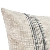 Ria Lumbar Pillow, Natural/Black