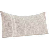 Ria Lumbar Pillow, Natural/Ivory