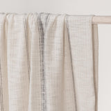 Ria Throw, Ivory/Gray