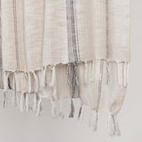 Ria Throw, Ivory/Gray