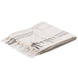 Ria Throw, Ivory/Gray