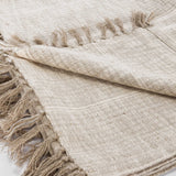 Ria Throw, Natural/Ivory