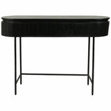 Ribbed Console Table, Black