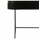 Ribbed Console Table, Black