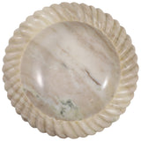 Ribbed Marble Bowl, Beige-Accessories-High Fashion Home