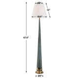 Riccardi Floor Lamp, Blue