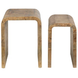 Richmond Nesting Tables, Natural, Set of 2-Furniture - Accent Tables-High Fashion Home