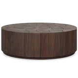 Ridge Outdoor Coffee Table, Saddle Brown by Four Hands