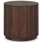 Ridge Outdoor End Table, Saddle Brown by Four Hands-Furniture - Outdoor-High Fashion Home