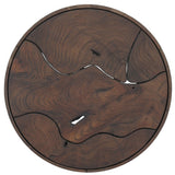 Ridge Outdoor End Table, Saddle Brown by Four Hands-Furniture - Outdoor-High Fashion Home