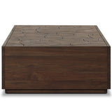 Ridge Outdoor Rectangular Coffee Table, Saddle Brown by Four Hands-Furniture - Outdoor-High Fashion Home
