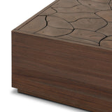 Ridge Outdoor Rectangular Coffee Table, Saddle Brown by Four Hands-Furniture - Outdoor-High Fashion Home