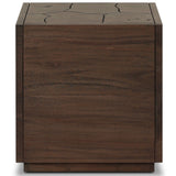 Ridge Outdoor Square End Table, Saddle Brown by Four Hands-Furniture - Outdoor-High Fashion Home