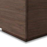 Ridge Outdoor Square End Table, Saddle Brown by Four Hands-Furniture - Outdoor-High Fashion Home