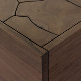 Ridge Outdoor Square End Table, Saddle Brown by Four Hands-Furniture - Outdoor-High Fashion Home