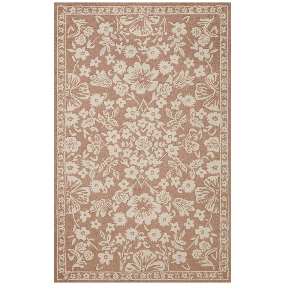 Rifle Paper Co. x Loloi Rug Arboretum ARB-02, Rust-Rugs-High Fashion Home