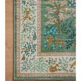 Rifle Paper Co. x Loloi Rug Canopy CNP-02, Sage/Blush