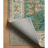 Rifle Paper Co. x Loloi Rug Canopy CNP-02, Sage/Blush