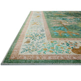 Rifle Paper Co. x Loloi Rug Canopy CNP-02, Sage/Blush