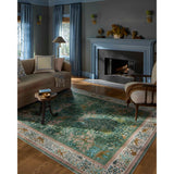 Rifle Paper Co. x Loloi Rug Canopy CNP-02, Sage/Blush