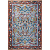 Rifle Paper Co. x Loloi Rug Canopy CNP-03, Red/Blue