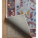 Rifle Paper Co. x Loloi Rug Canopy CNP-03, Red/Blue