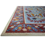 Rifle Paper Co. x Loloi Rug Canopy CNP-03, Red/Blue