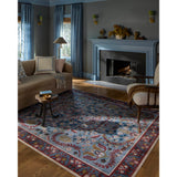 Rifle Paper Co. x Loloi Rug Canopy CNP-03, Red/Blue