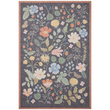 Rifle Paper Co. x Loloi Rug Cotswolds COT-01, Black-Rugs-High Fashion Home