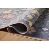 Rifle Paper Co. x Loloi Rug Cotswolds COT-01, Black-Rugs-High Fashion Home