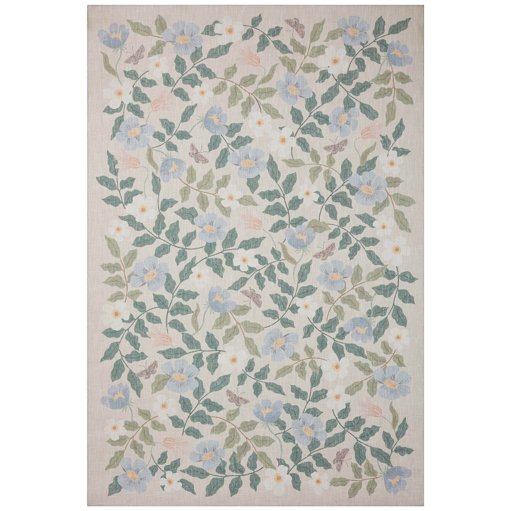 Rifle Paper Co. x Loloi Rug Cotswolds COT-02, Sand-Rugs-High Fashion Home
