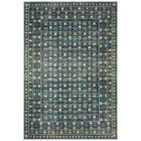 Rifle Paper Co. x Loloi Rug Eden EDE-03, Lattice Indigo-Rugs-High Fashion Home