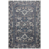 Rifle Paper Co. x Loloi Rug Fiore FIO-01, Navy Grey-Rugs-High Fashion Home