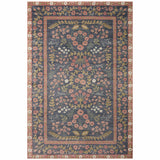 Rifle Paper Co. x Loloi Rug Fiore FIO-01, Navy/Rust-Rugs-High Fashion Home