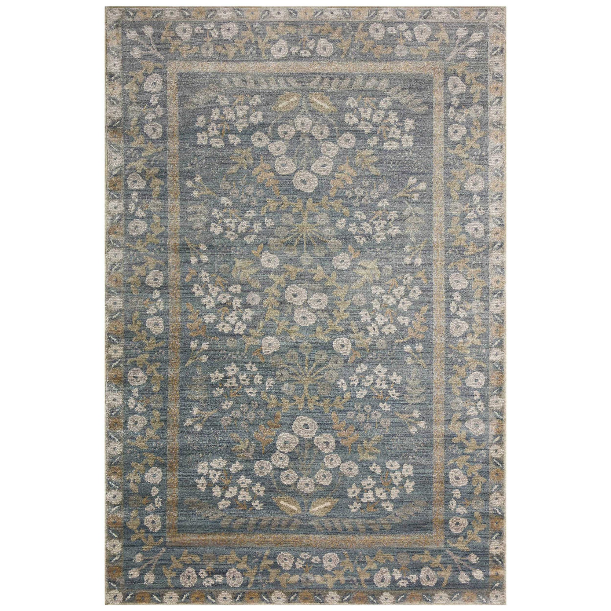 Rifle Paper Co. x Loloi Rug Fiore FIO-01, Slate/Sage – High Fashion Home