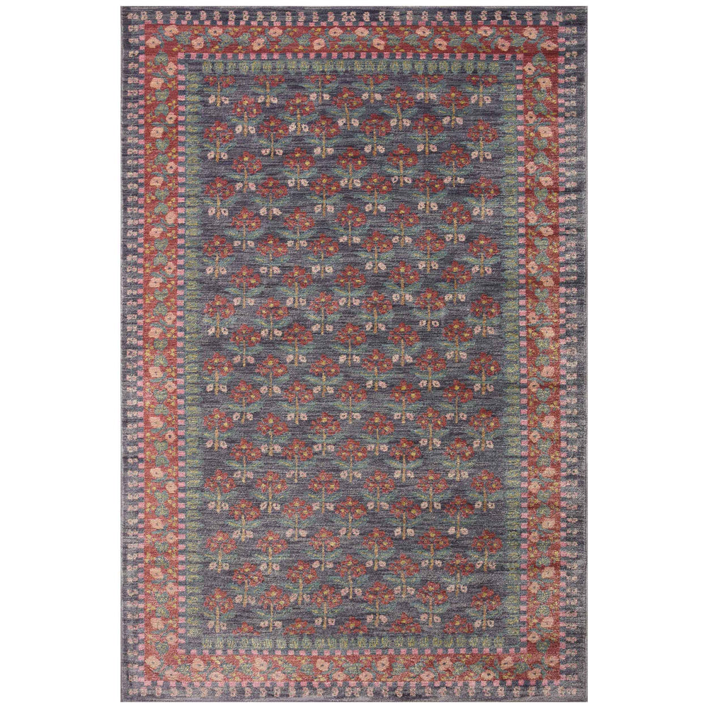 Rifle Paper Co. x Loloi Rug Fiore FIO-02, Navy-Rugs-High Fashion Home
