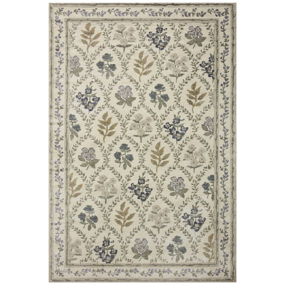Rifle Paper Co. x Loloi Rug Fiore FIO-04, Ivory-Rugs-High Fashion Home